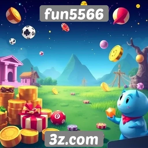 Variedade de jogos disponíveis no fun5566